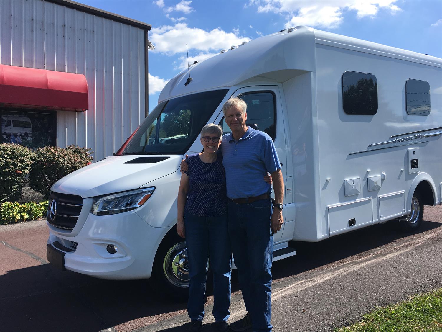 Congratulations Tony and Sue! The open road awaits you and your new