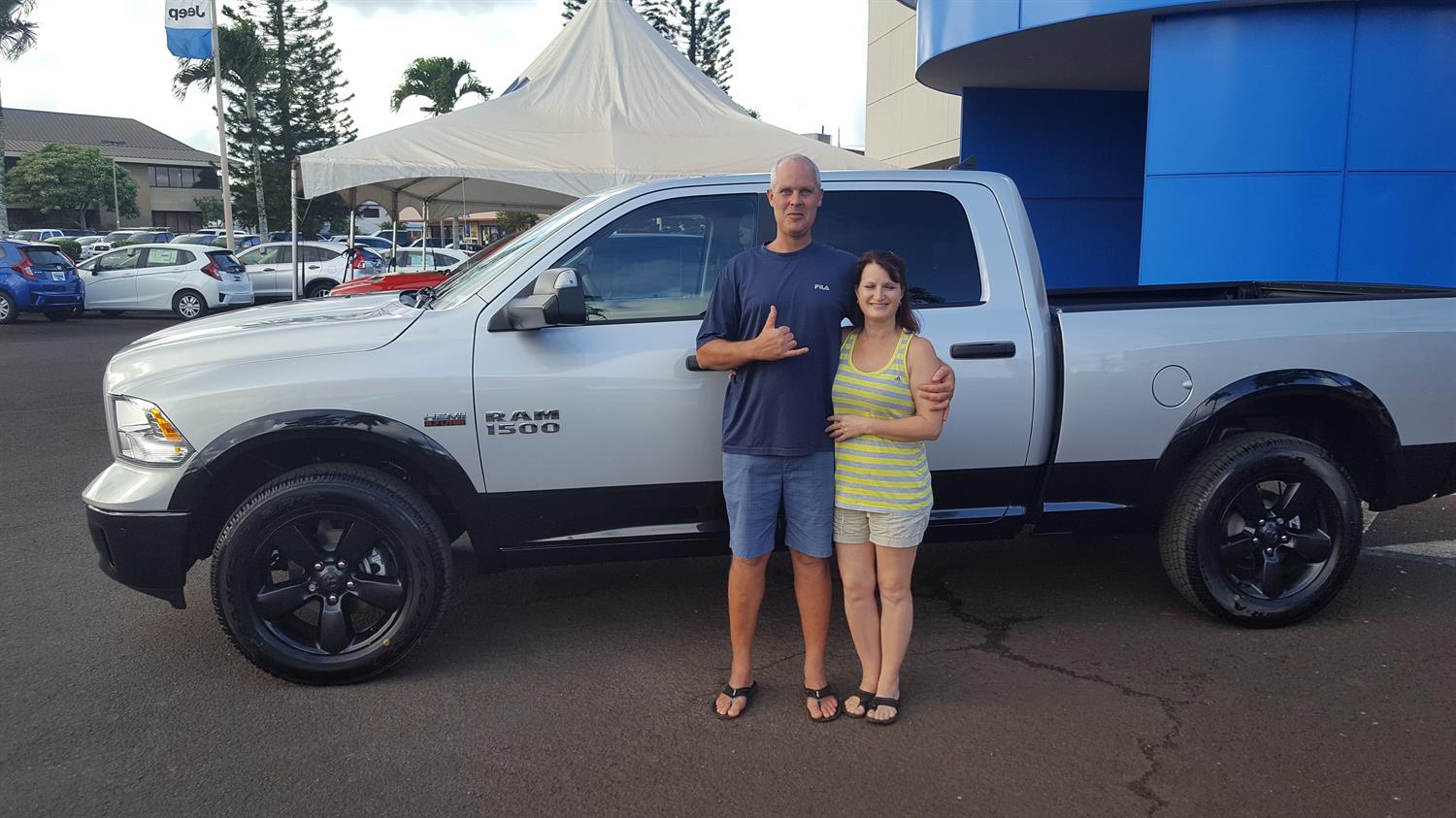 KURT AND PAULA's new 2016 RAM 1500! Congratulations and